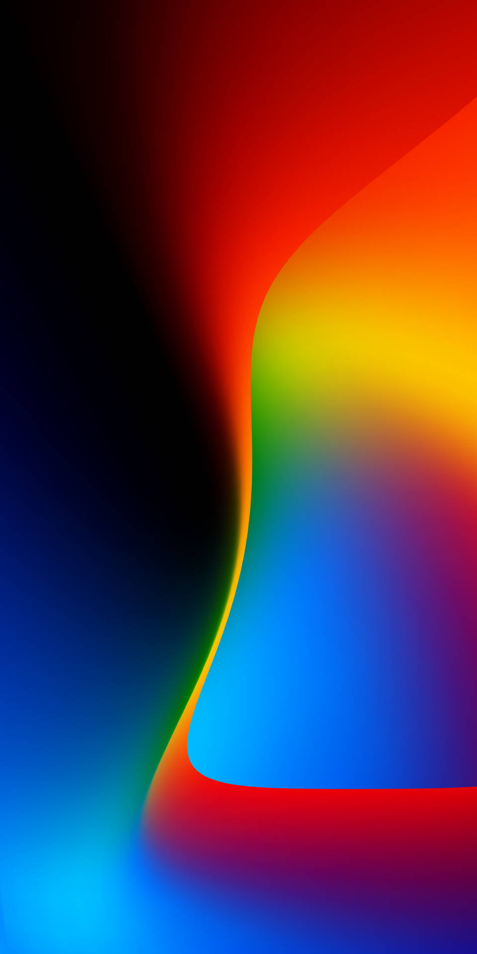 Abstract Rainbow Gradient Oppo A5s Wallpaper