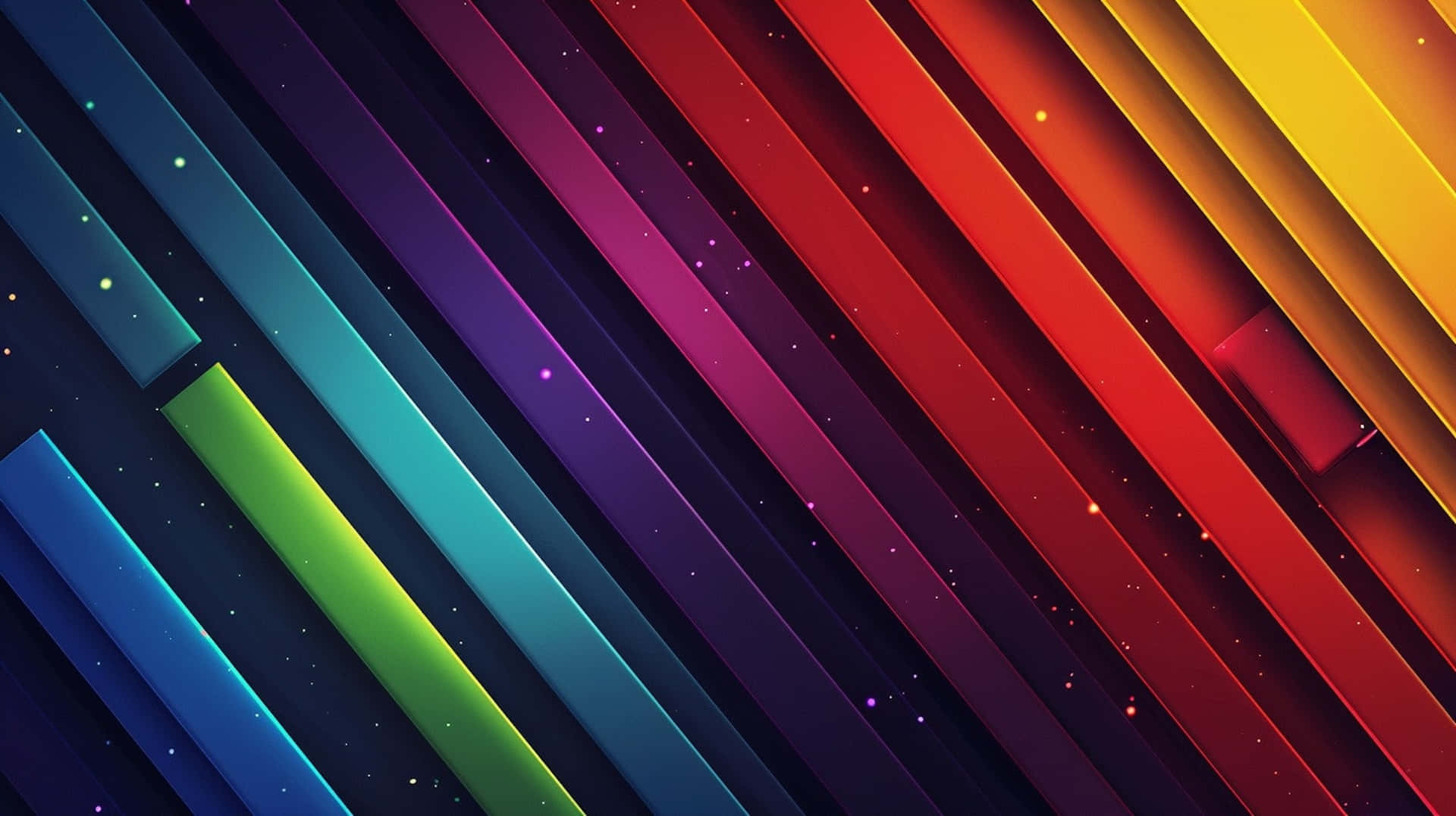 Abstract Rainbow Stripes Background Wallpaper