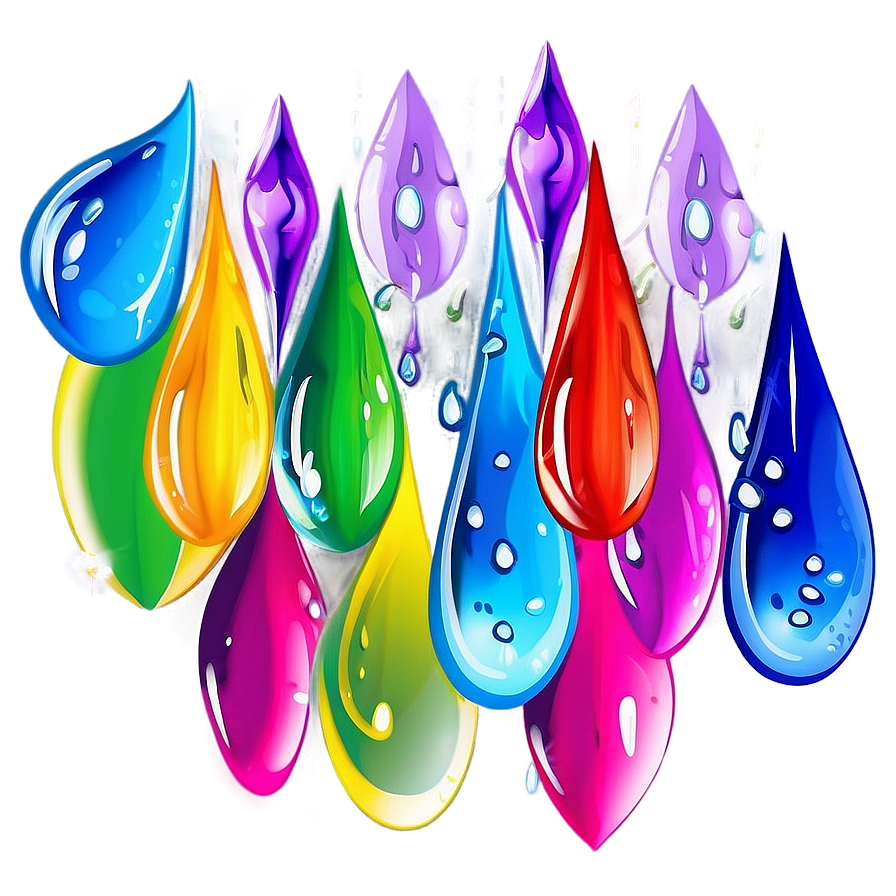 Abstract Raindrop Art Png Imu59 PNG