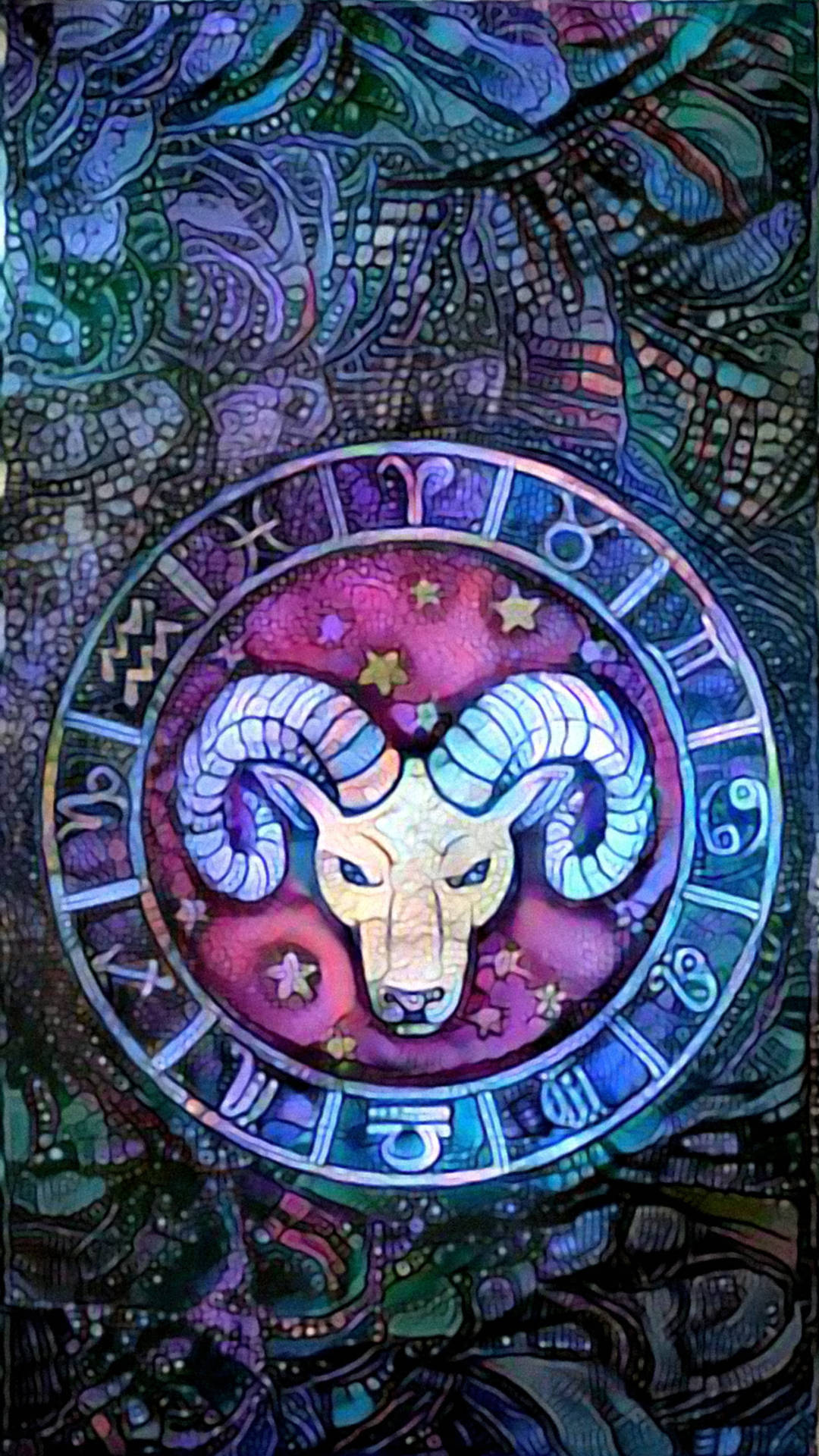 Fondosde Pantalla Abstractos De Los Signos Del Zodiaco Aries Fondo de pantalla
