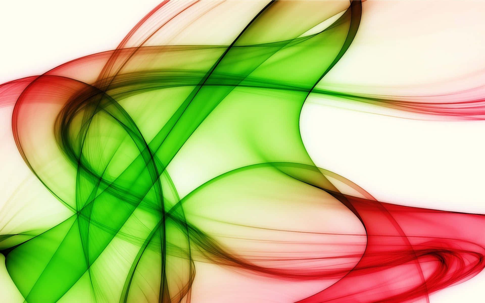Abstract Red And Green Smoke Wallpaper