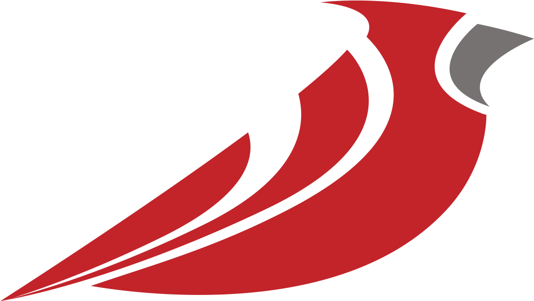 Abstract Red Bird Logo.png PNG