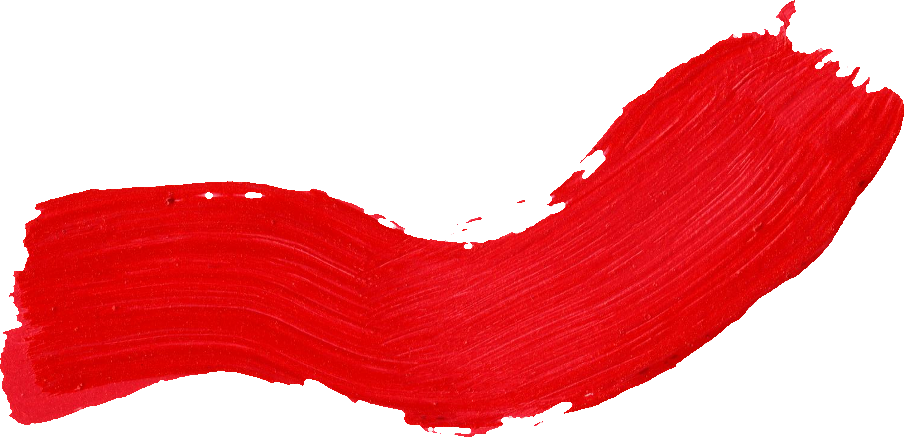 Abstract Red Brushstroke PNG