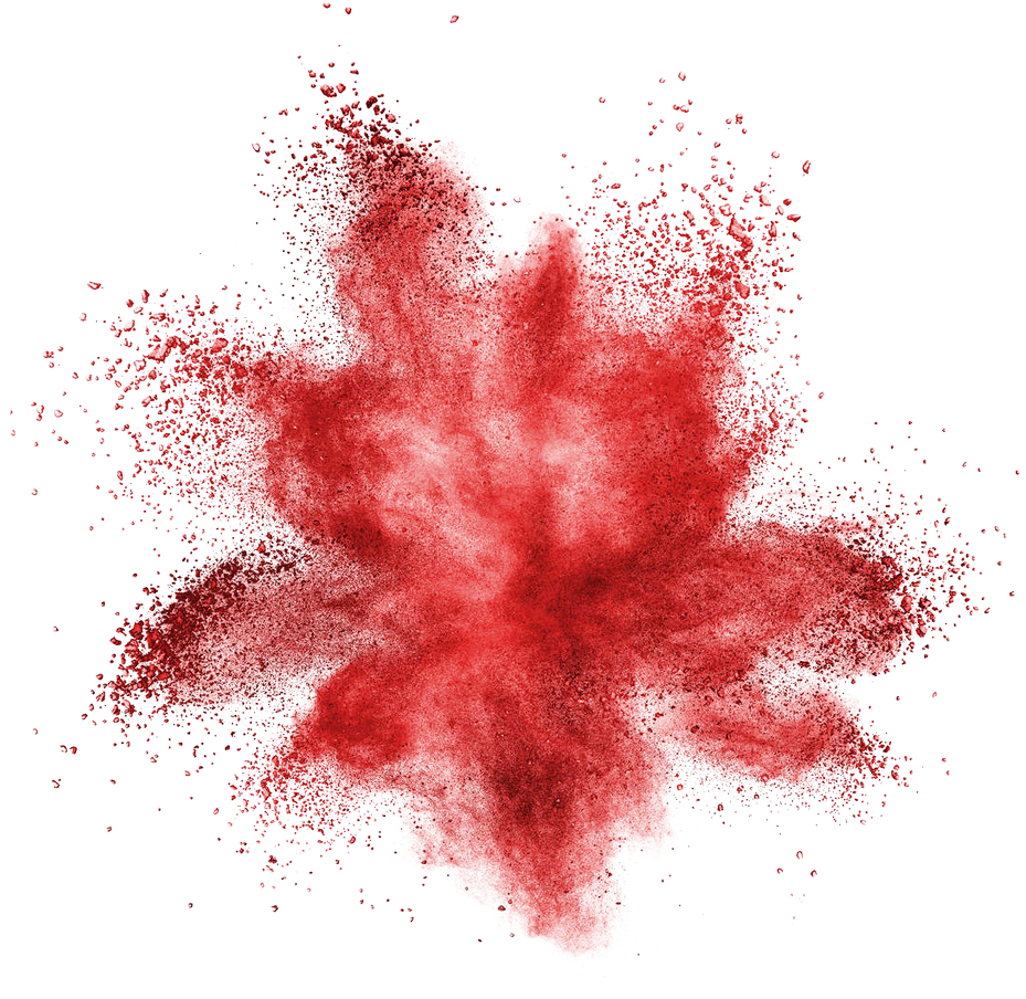 Abstract Red Explosionon Gray Background PNG