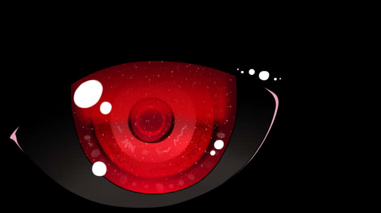 Abstract Red Eye Illustration PNG