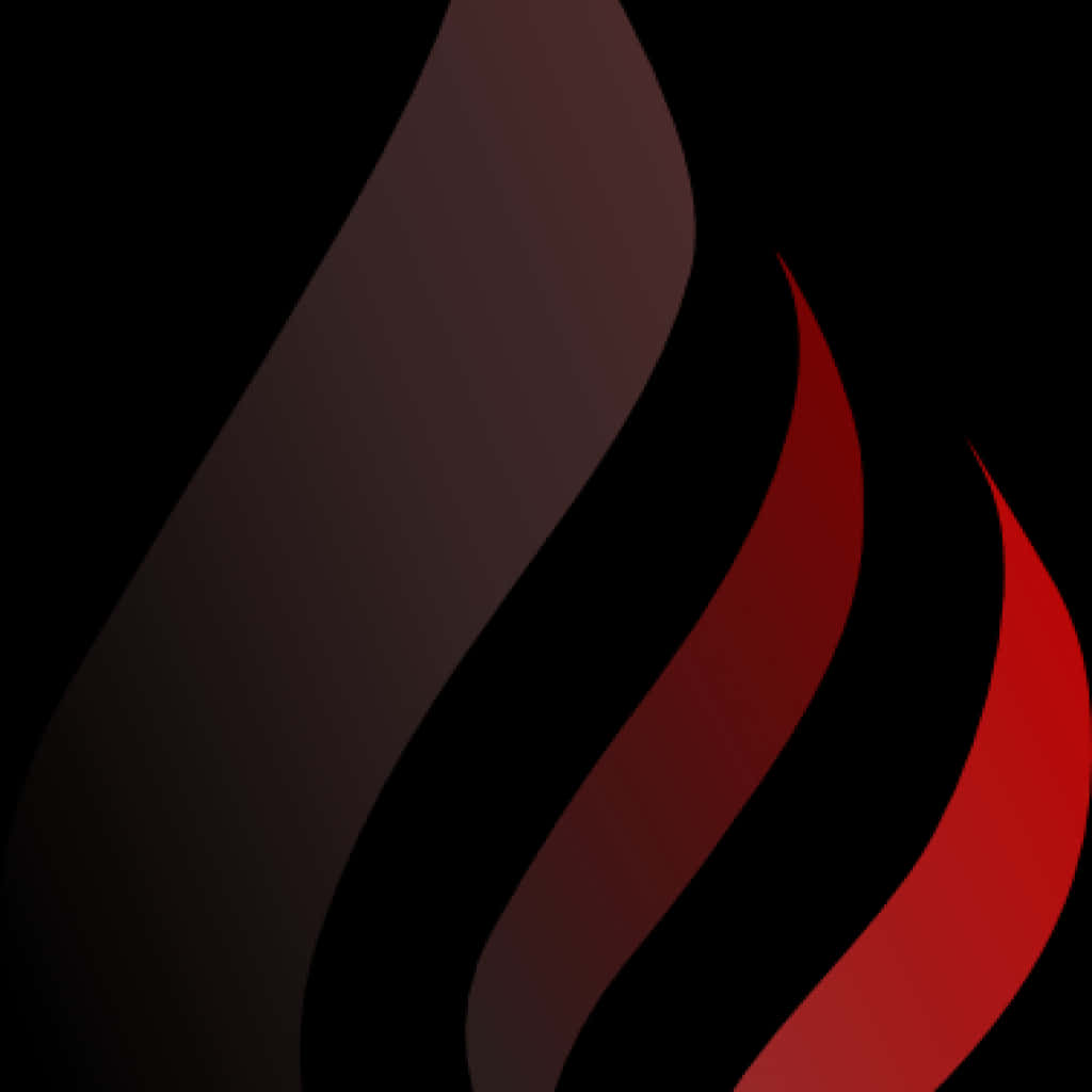 Abstract Red Flames Graphic PNG