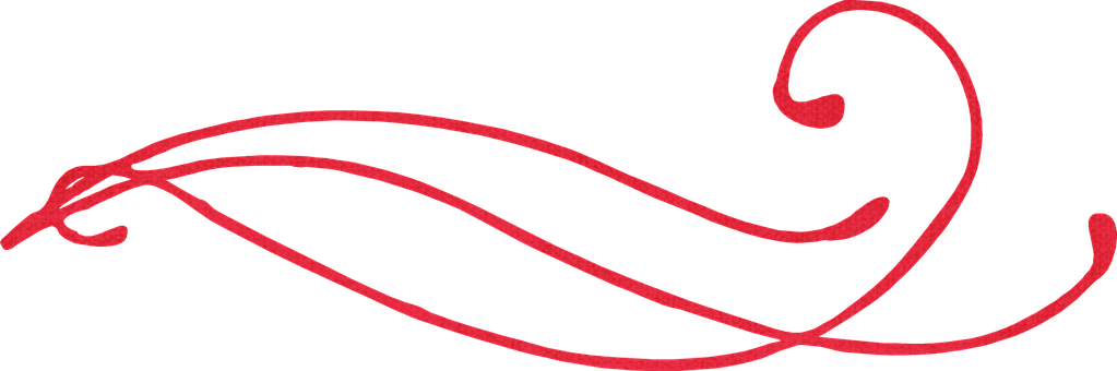 Abstract Red Line Artwork PNG