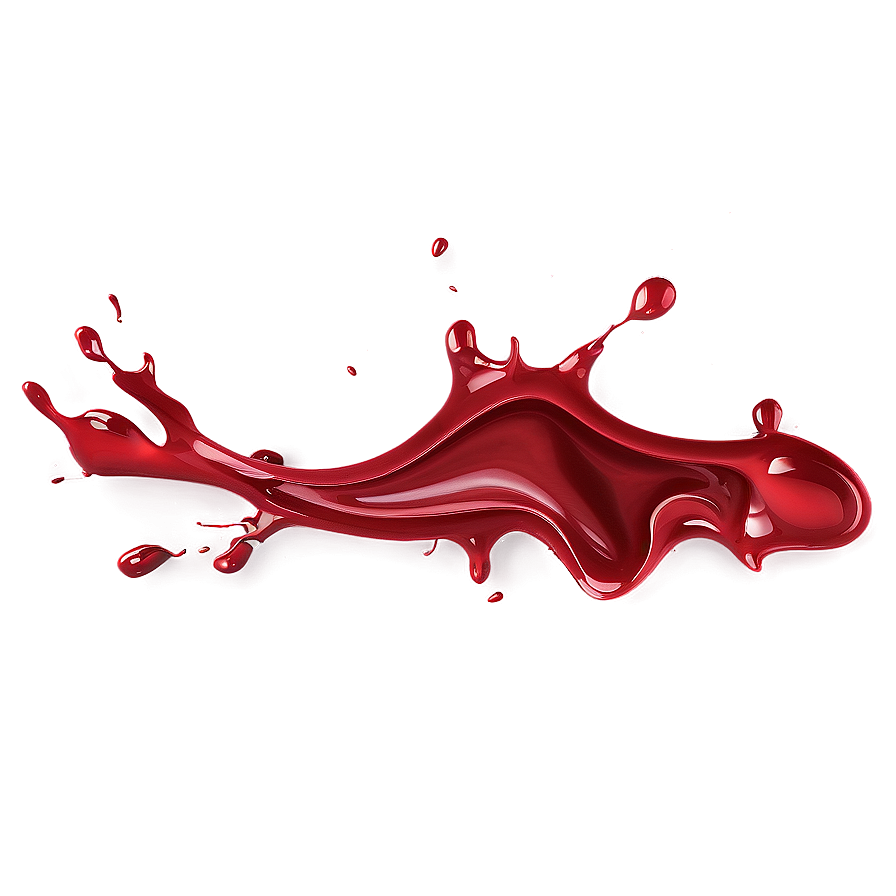 Abstract Red Paint Splash Png 96 PNG
