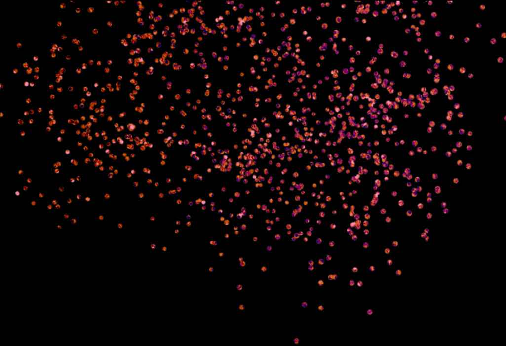 Abstract Red Particles Background PNG