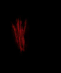 Abstract Red Scar Like Designon Black Background PNG