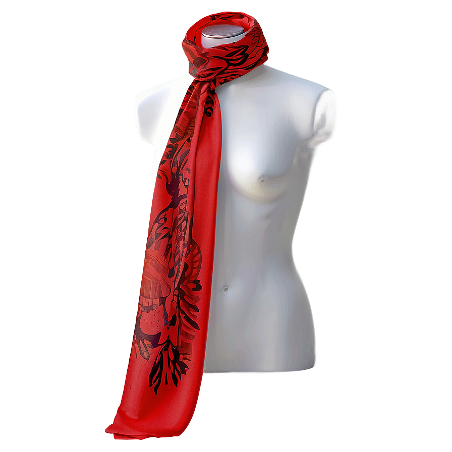 Abstract Red Scarf Png Nde PNG