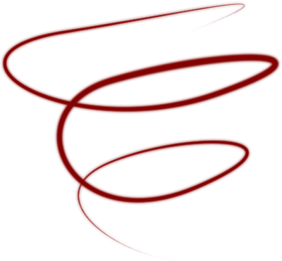 Abstract Red Spiral Line Art PNG