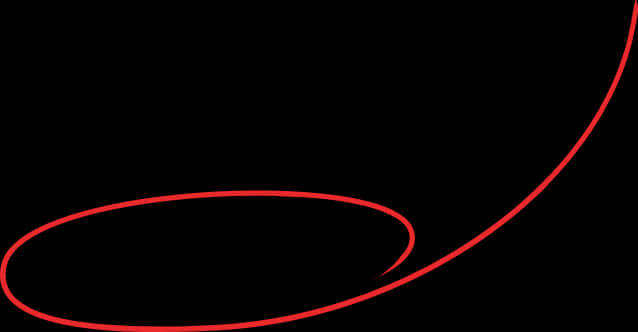 Abstract Red Spiralon Black Background PNG