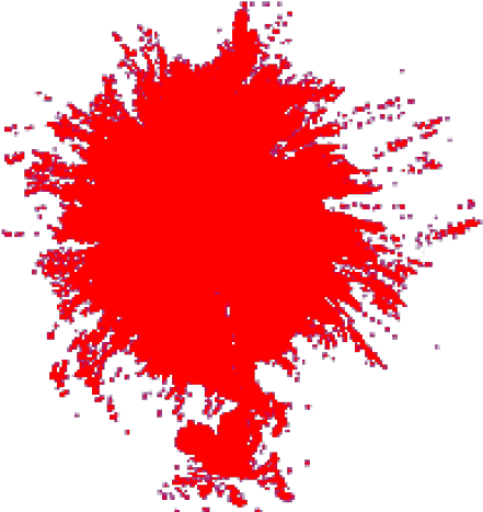 Abstract Red Splash Effect PNG