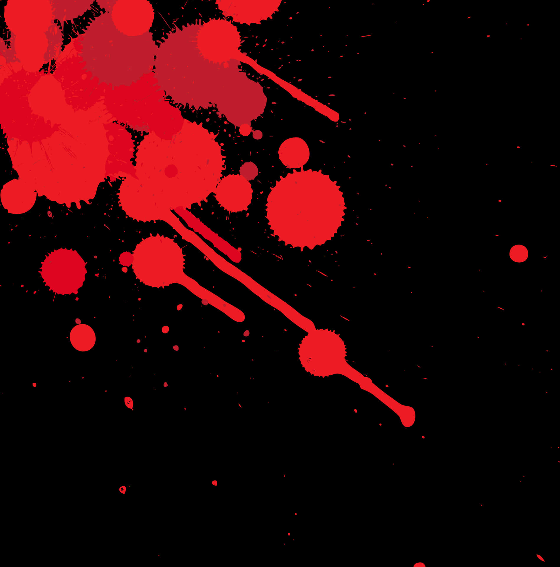 Abstract Red Splatter Pattern PNG