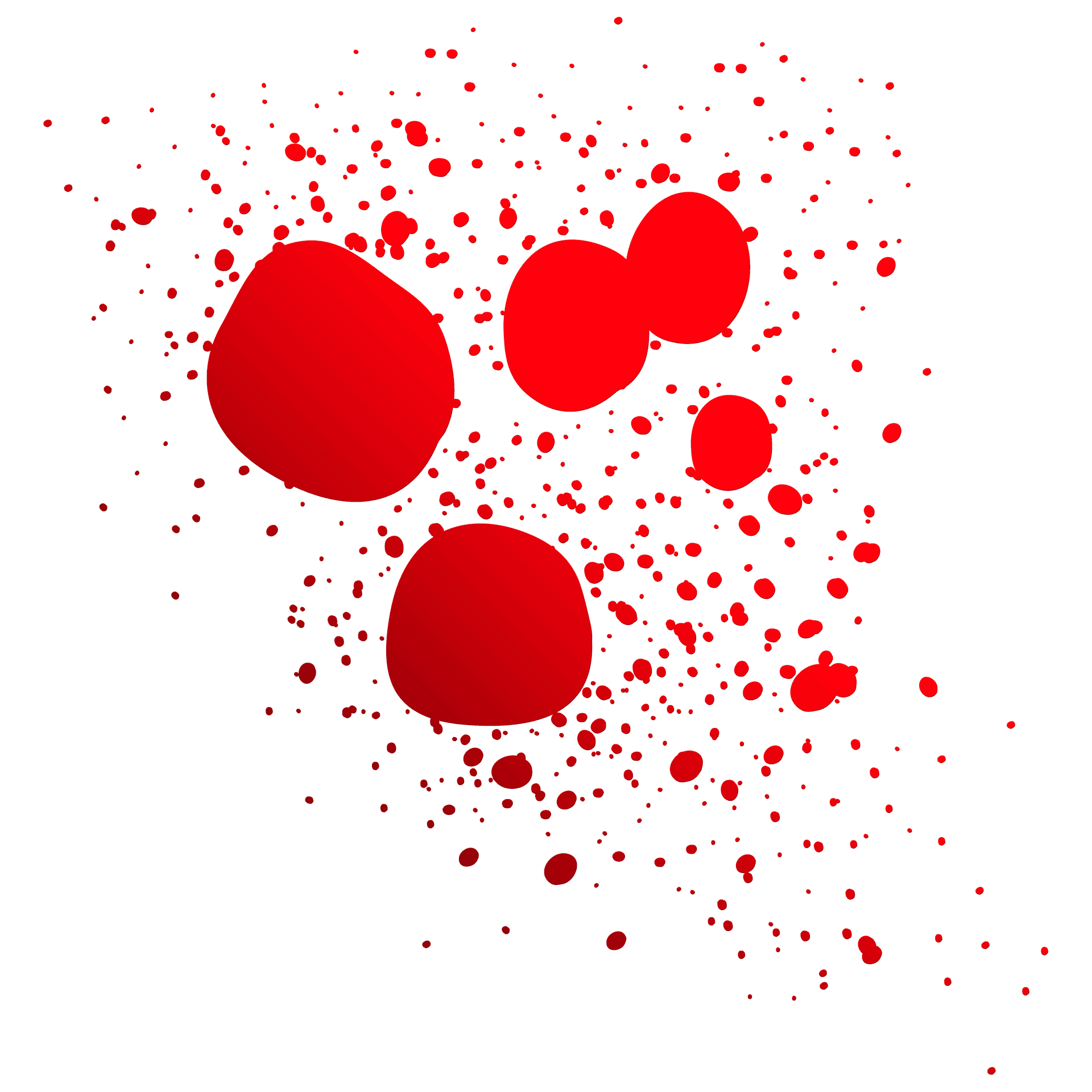 Abstract Red Splatter Pattern PNG