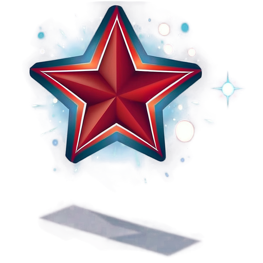 Abstract Red Star Png 05232024 PNG