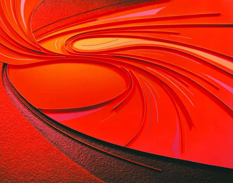 Abstract Red Swirls Artwork Wallpaper