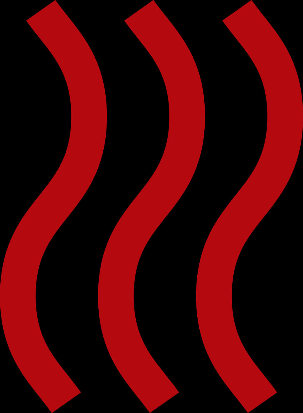 Abstract Red Wavy Lines PNG