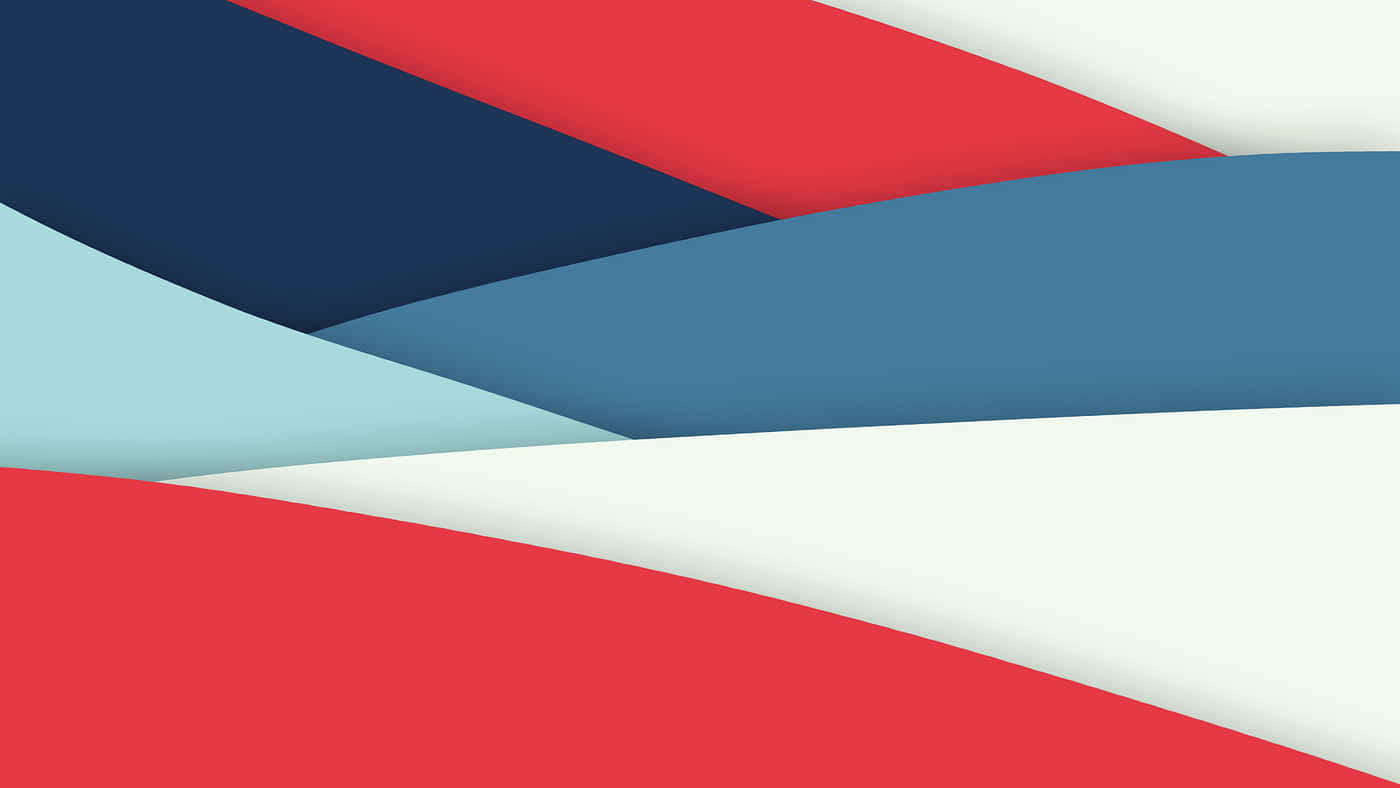 Abstract Red White Blue Design Wallpaper
