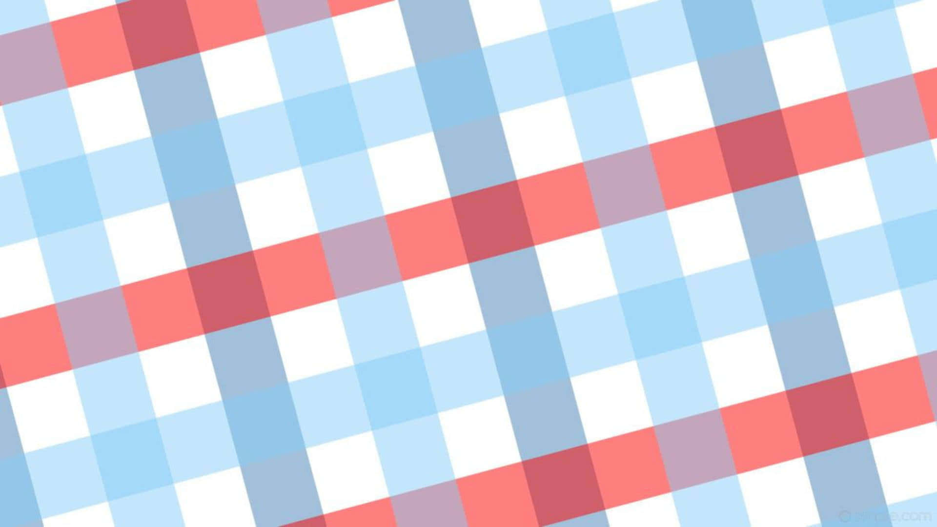 Abstract Red White Blue Pattern Wallpaper