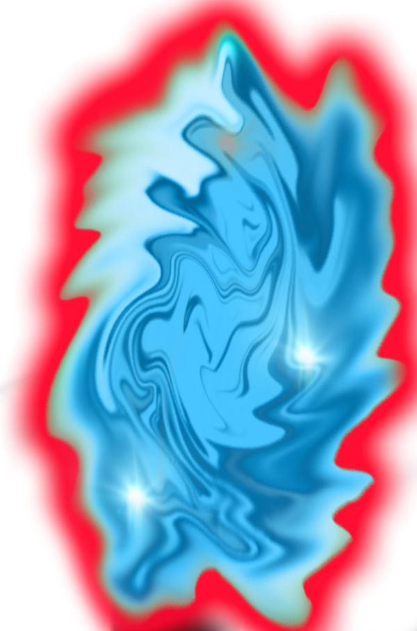 Abstract Redand Blue Swirl Aura PNG