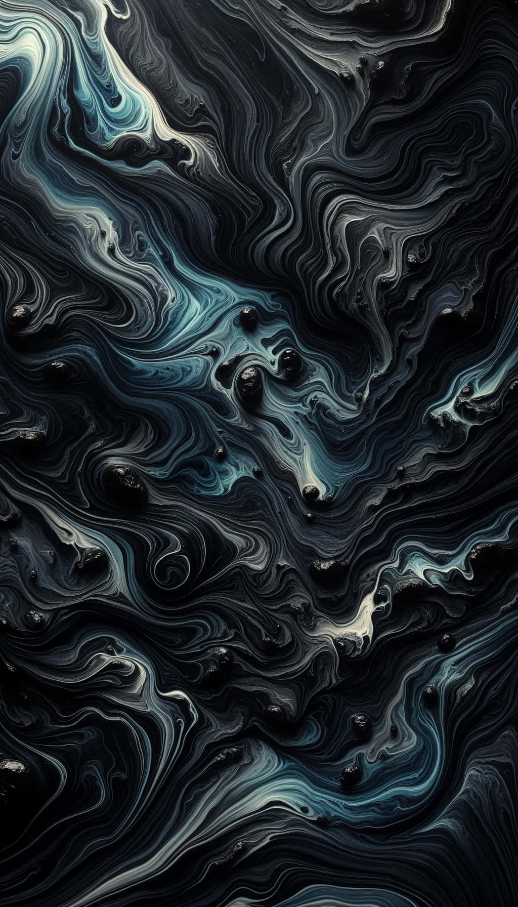 Abstract Resin Art Swirls Wallpaper