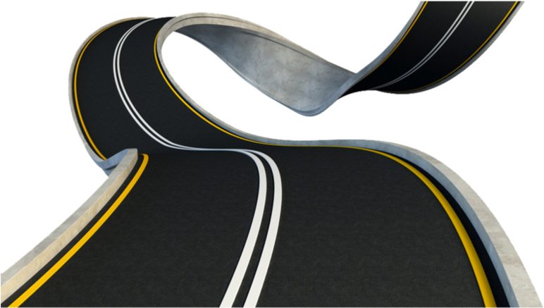 Abstract Road Curves PNG