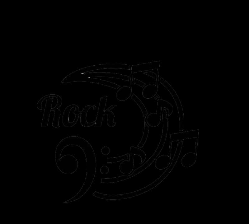 Rock Music Abstract Design PNG