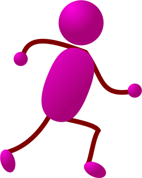 Abstract Running Figure Illustration.png PNG