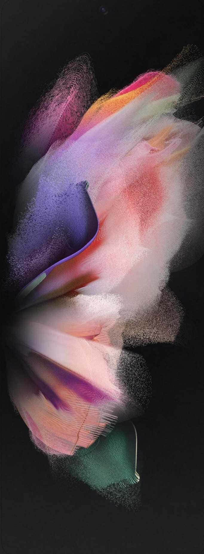 Abstract Samsung Z Flip5 Color Explosion Wallpaper