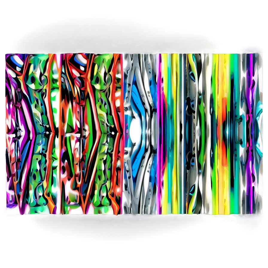 Abstract Scanlines Art Png 06202024 PNG