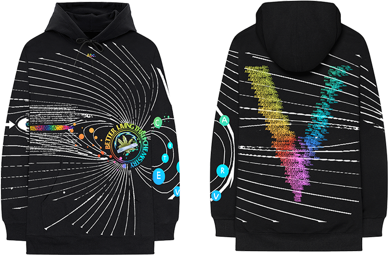 Abstract Science Hoodie PNG