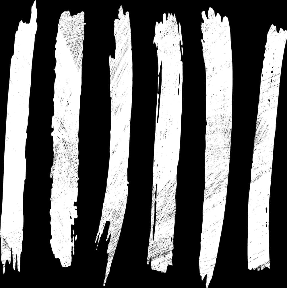 Abstract Scratched Jail Bars Black White PNG