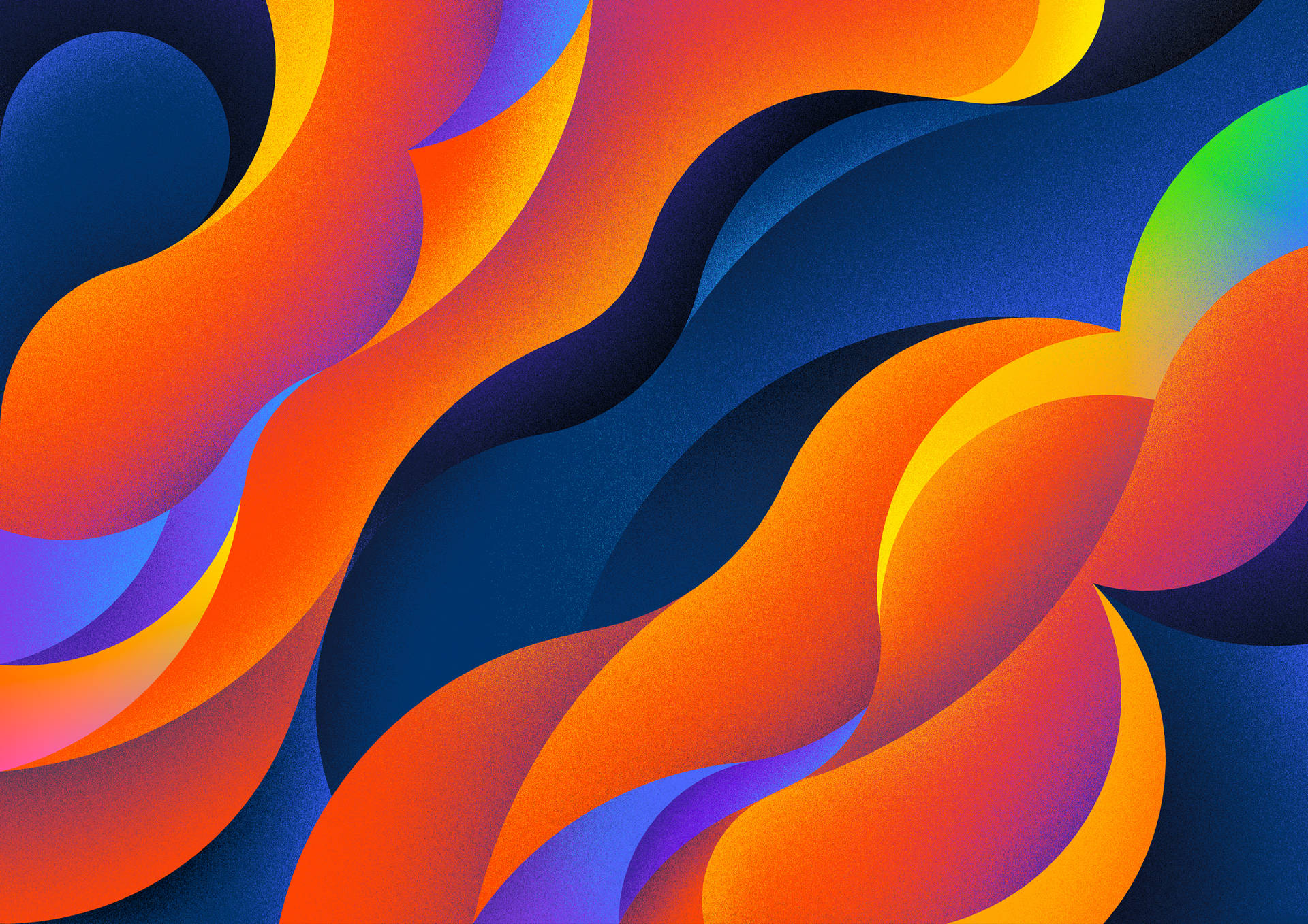 Abstract Shapes Colorful Background Wallpaper