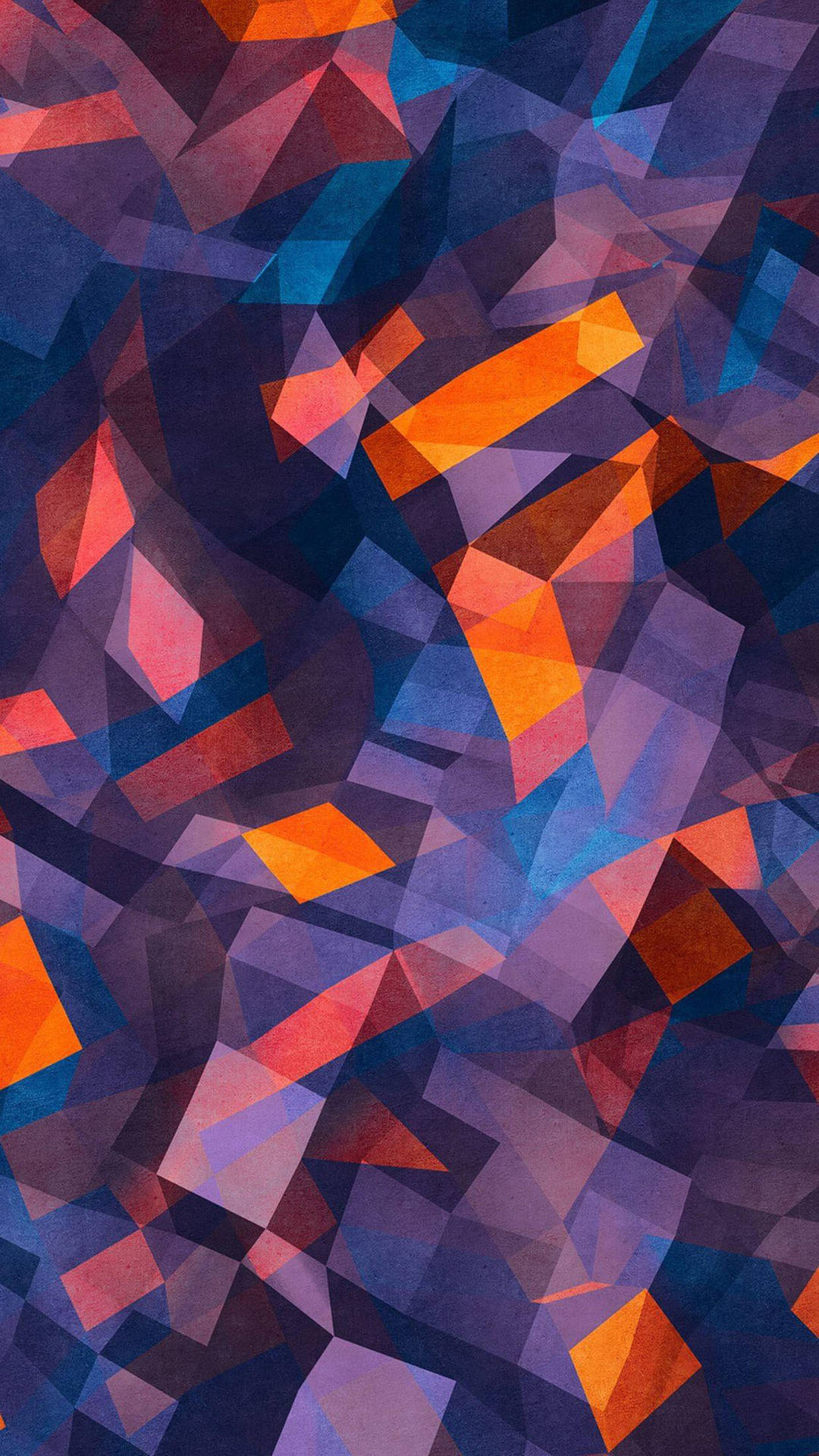 Vibrant Abstract Shapes Cool Pattern Wallpaper