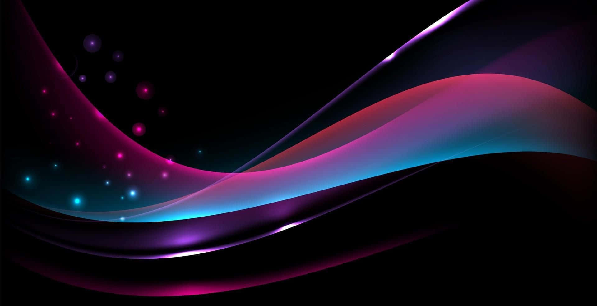 Abstract Shiny Waves Background PNG