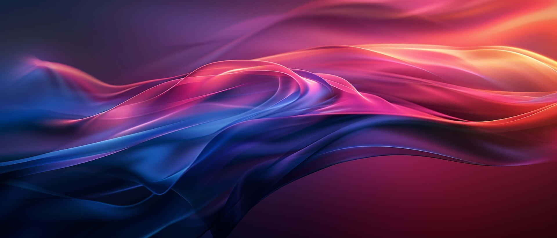 Abstract Silk Waves Background Wallpaper