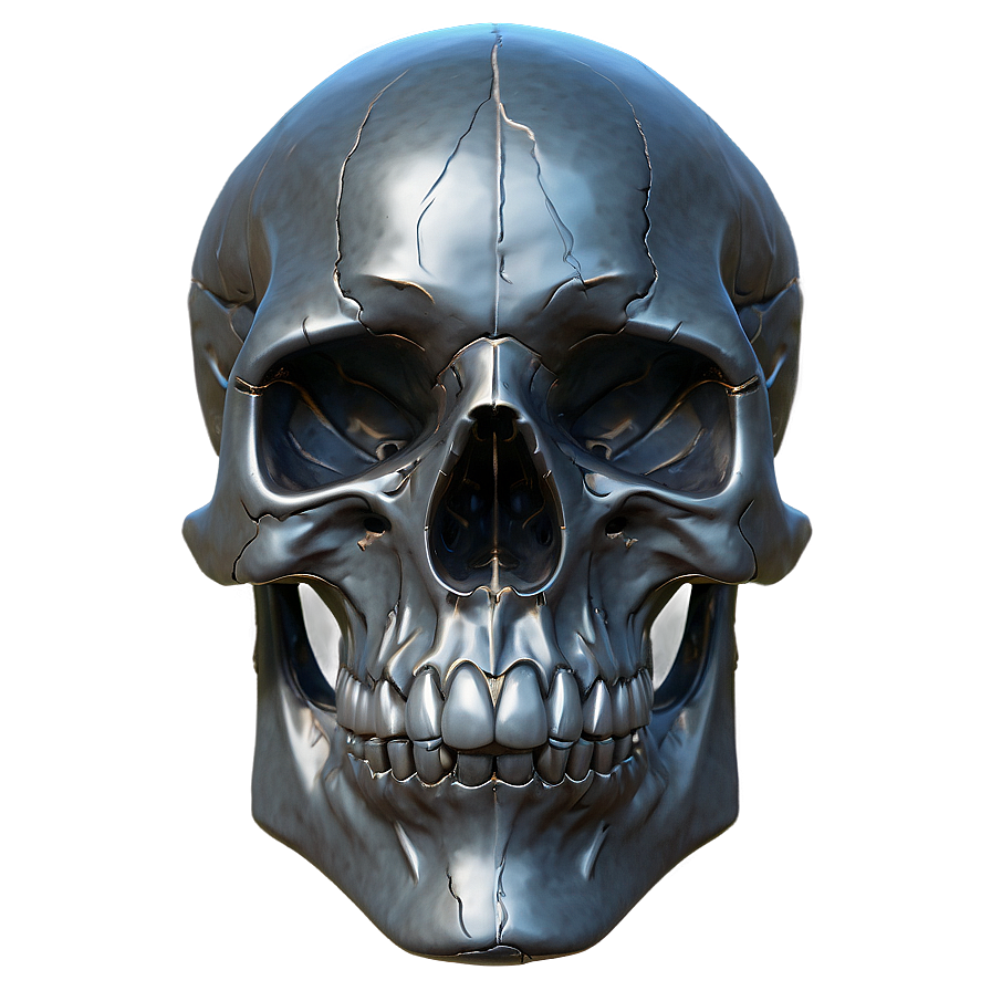 Abstract Skull Concept Png B PNG