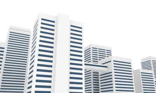 Abstract Skyscrapers Graphic PNG