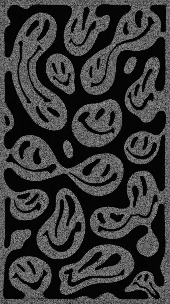Abstract_ Smiley_ Face_ Pattern.jpg Wallpaper