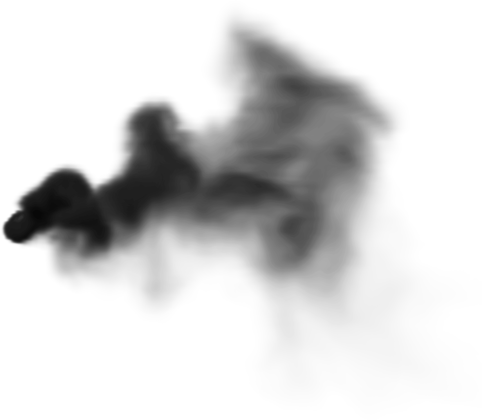 Abstract Smoke Plume Graphic PNG