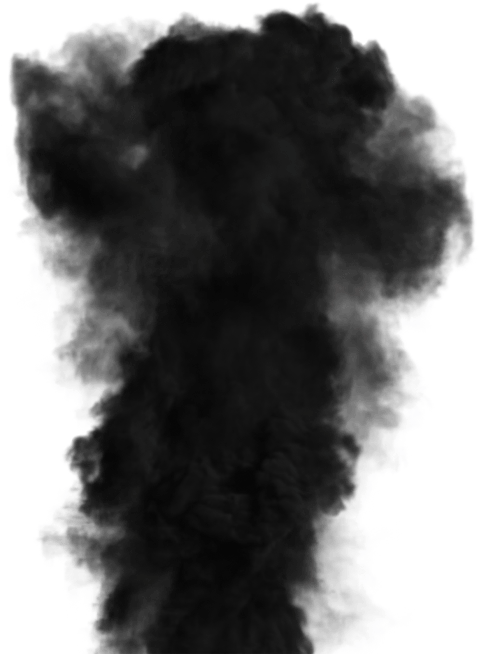 Abstract Smoke Plume Graphic PNG