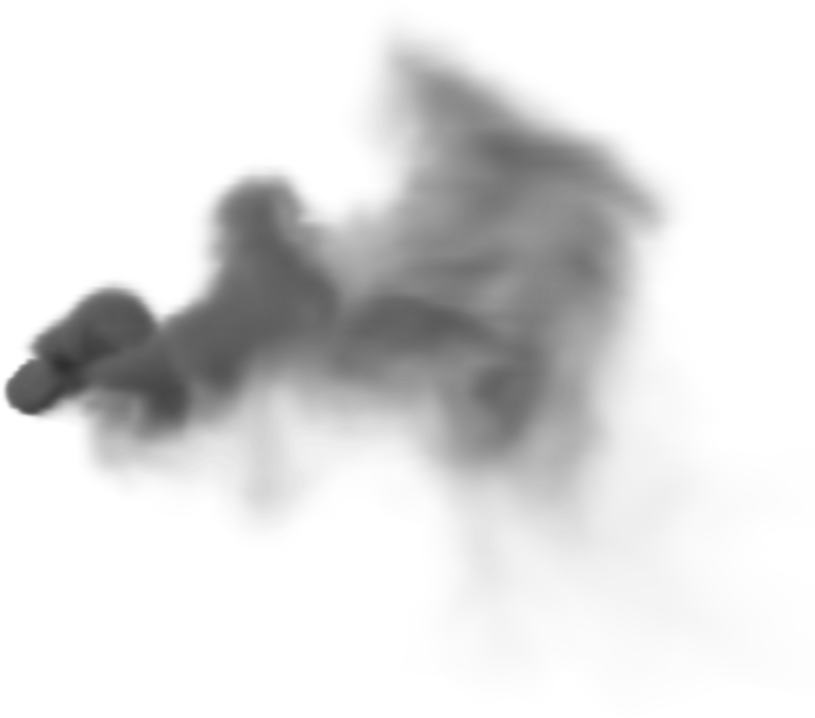 Abstract Smoke Plume Graphic PNG