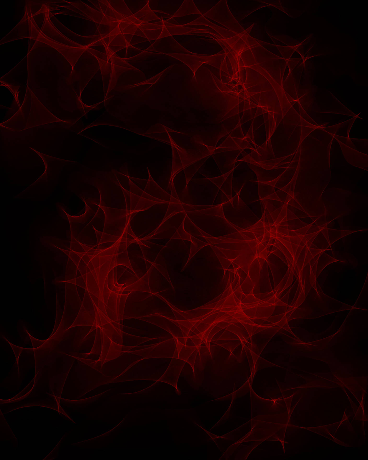 Abstract Smoke Red And Black Pattern Wallpaper