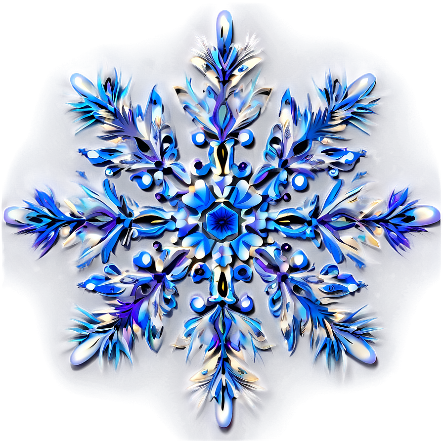 Abstract Snowflake Design Png 05252024 PNG