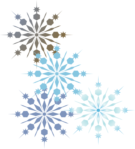 Abstract Snowflake Pattern PNG