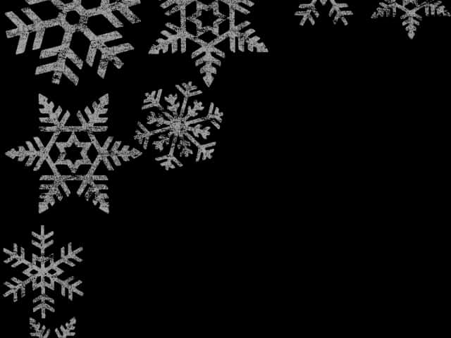 Abstract Snowflakes Pattern PNG
