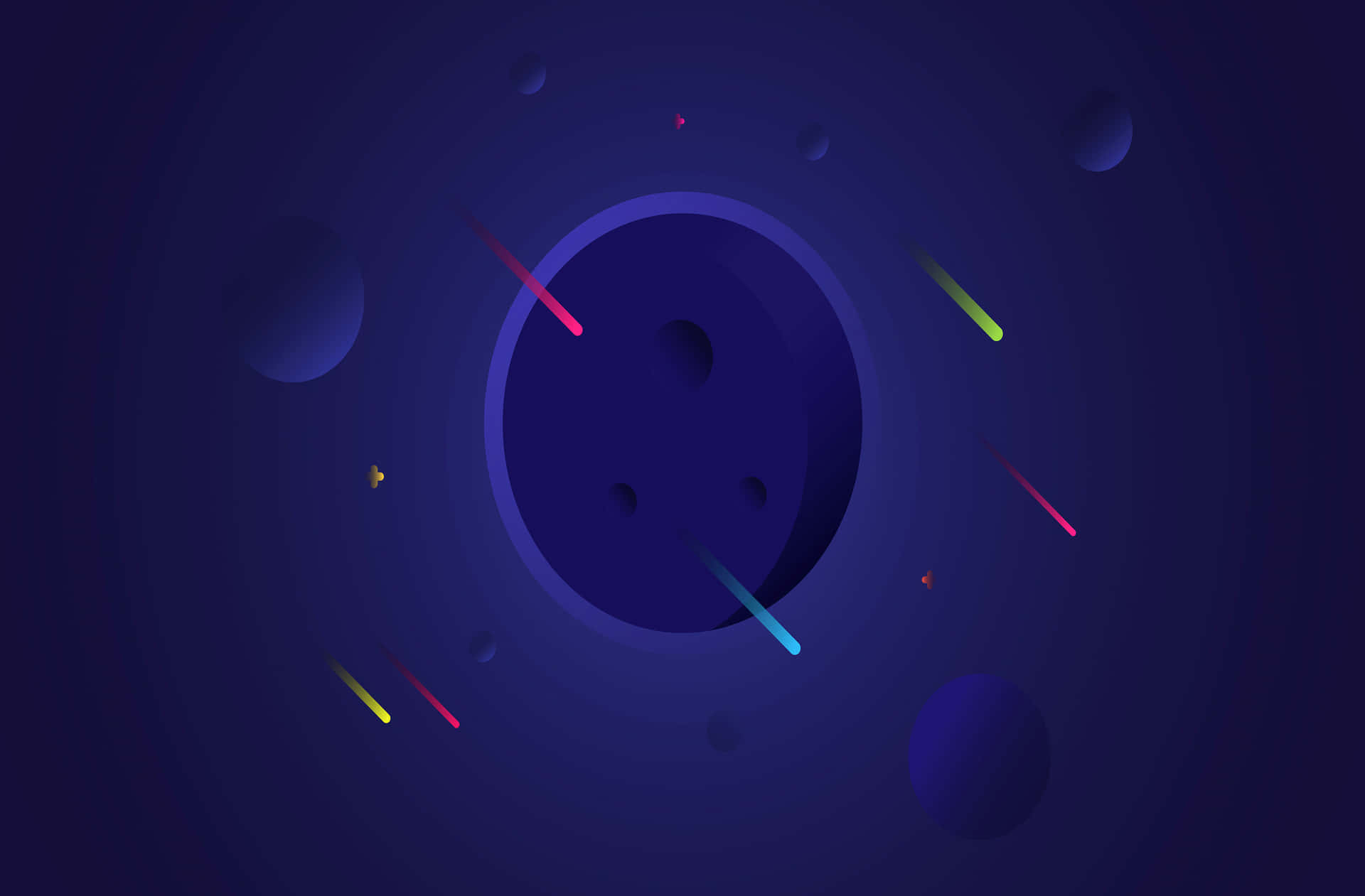 Abstract Space Theme Wallpaper Wallpaper