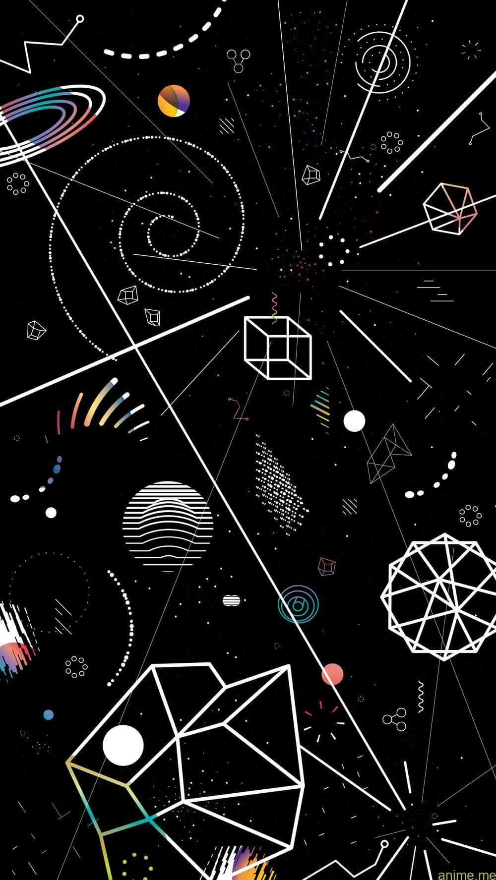 Abstract Space Vector Art Wallpaper